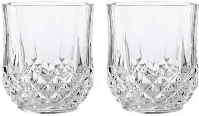Fancy Water & Wine Glass, 200 ml, Pack of 2