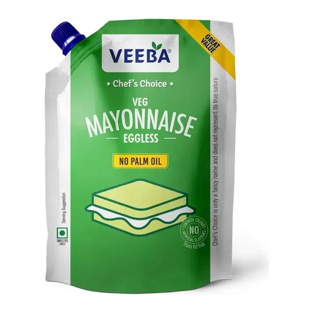 Veeba Chef's Choice Veg Mayonnaise Eggless 875 g