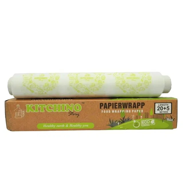Kitchino Story Premium Butter/Food Wrapping Paper Roll 25m