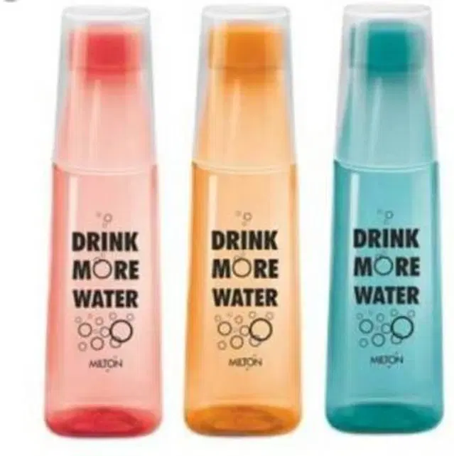 Milton Plastic Water Bottles, Pack of 3, Multicolor, 1000 ml
