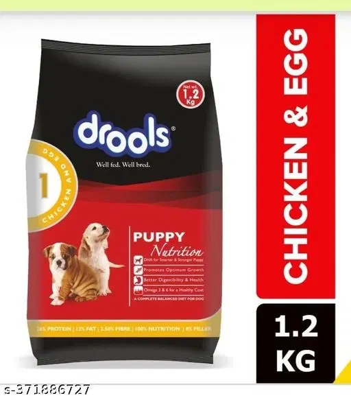 drools puppy 1.2kg pouch--100% nutritious food for all breeds Dogs & puppies