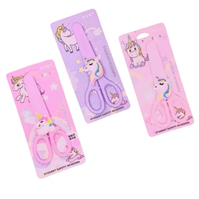 Kalra Magic Unicorn Kids Safety Scissors, Assorted, Pack of 1