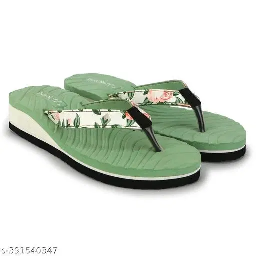 Flip-flops for Women (Mint Green, 6)