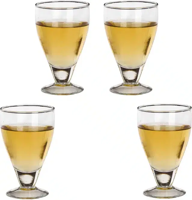 Liquor cum Cocktail Glasses, Transparent, 250 ml, Pack of 4