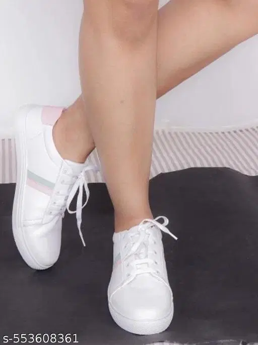 Shoetopia Girls Casual Shoes White (9.5-10 Years)