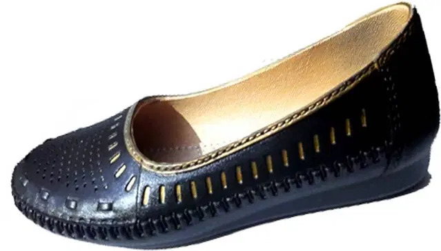 Bata Bellies for Women (Black, 8 UK/India)