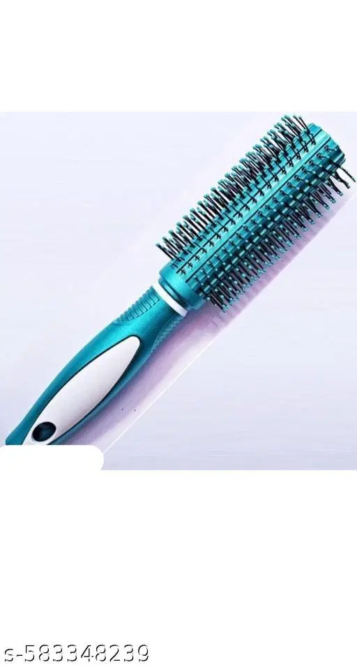 Plastic Round Hair Comb, Multicolor