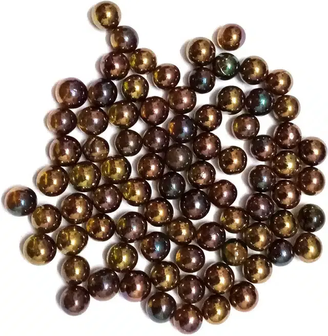 100 Pcs Mini Size Glass Marbles with Shooter, Multicolor, Set of 1