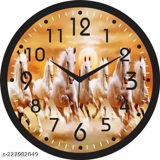 Designer Analog Wall Clock, Multicolor