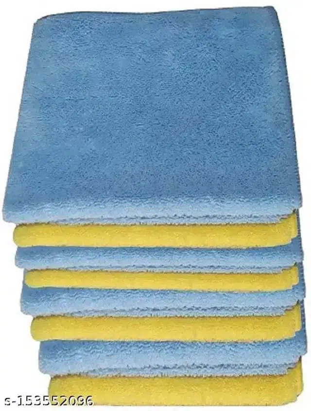 Microfiber Bath Towel, Multicolor, 40x40 cm, Pack of 8
