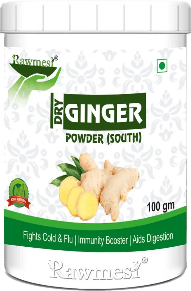 Pure Ayurvedic Organic Dry Ginger Powder, 100 g