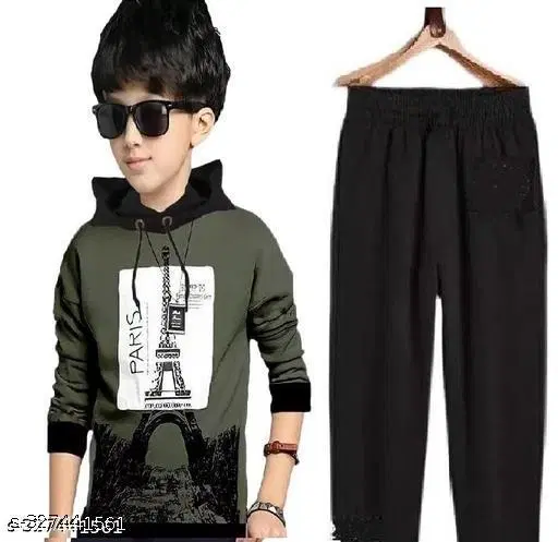 Cotton Clothing Set for Boys, Multicolour, Pack of 2 (2-3 Years)