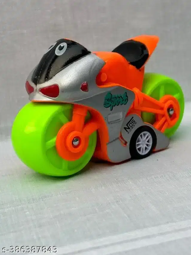 Plastic Motorcycle Toy for Kids, Multicolor