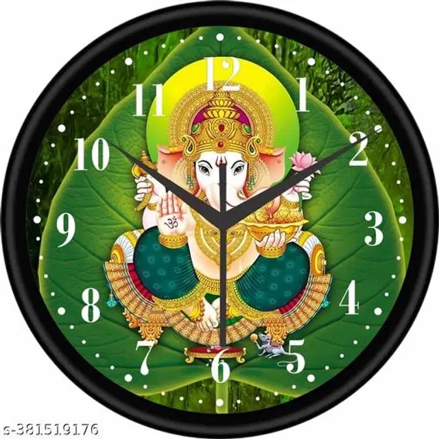 Plastic Wall Clock, Multicolor