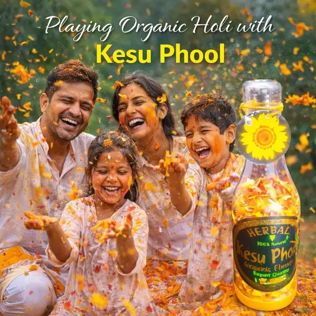 Kesu Ke Phool For Playing Orgaic Holi (Pack of 1)