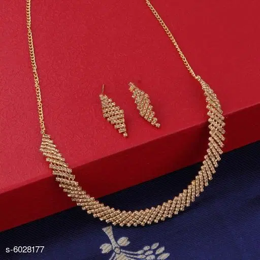 Choker Set for Women (Cream, Free Size)