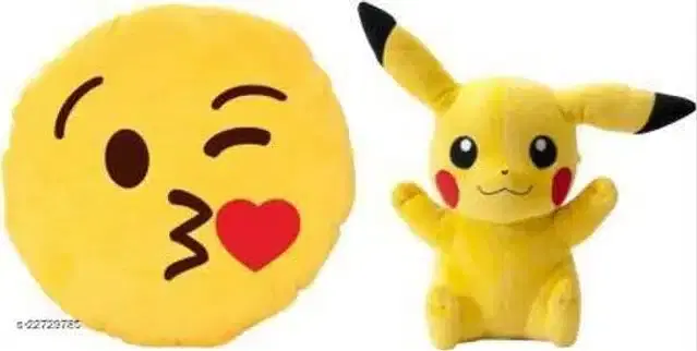 Stuffed Toys for Kids, Multicolor, Set of 2