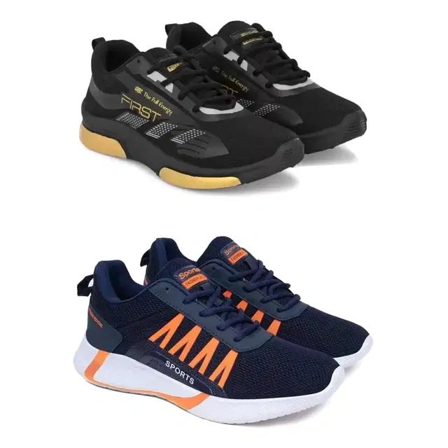 Combo of Casual Shoes for Boys, Pack of 2 (Multicolor, 4.5-5 Years)