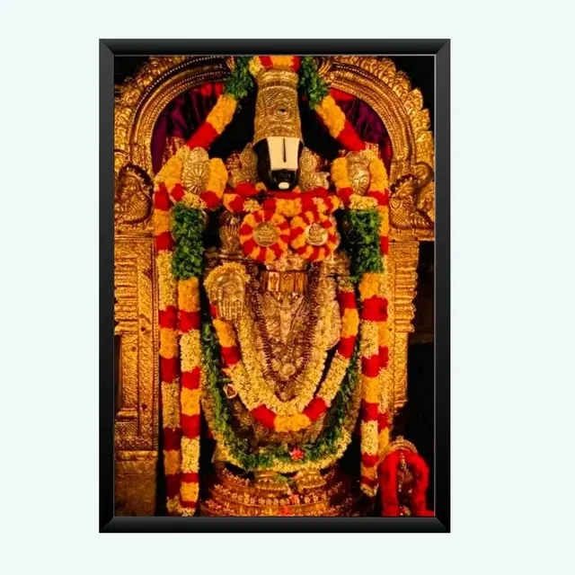 Polyester Photo Frame, Black, 5x7 inches