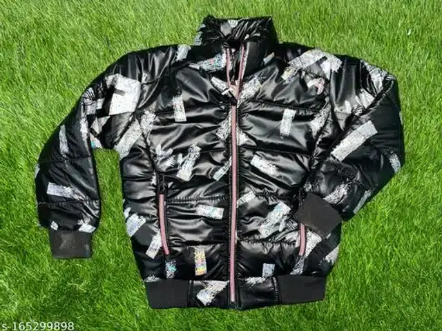 Jacket for Boys (Black, 3-4 Years)