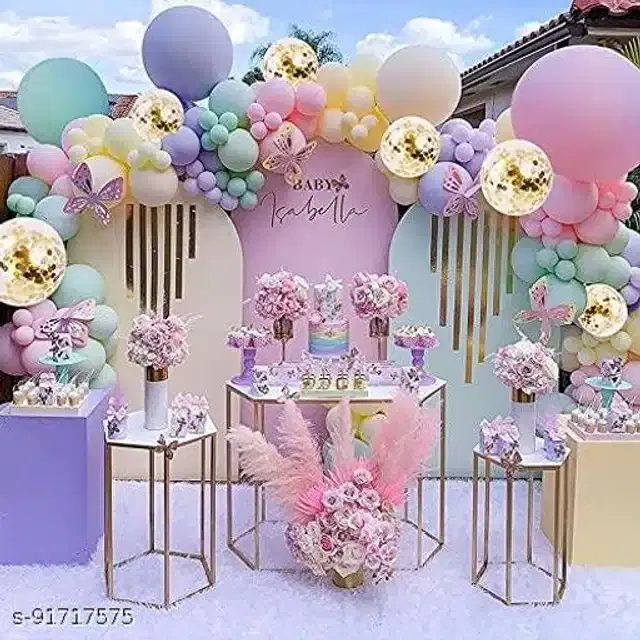 Birthday Party Decoration Kit, Multicolor, Set of 149