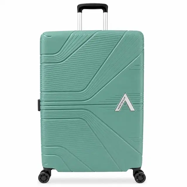 Aristocrat by VIP Hard Body 55 CM Cabin Luggage 8 Wheels - Cruiser - Green