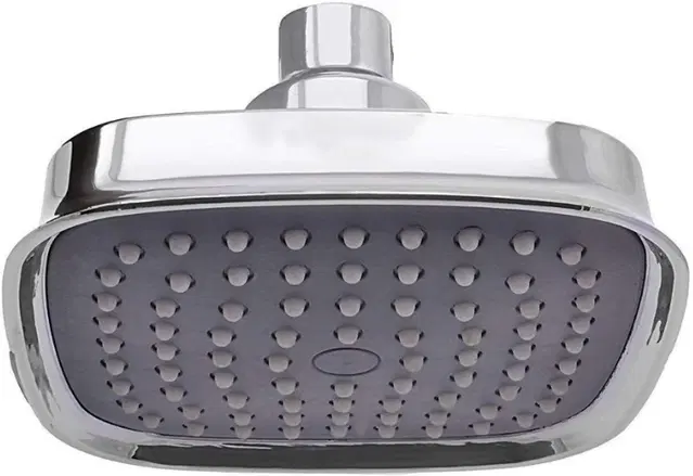 Stainless Steel High Pressure Shower Head, Silver, 4x4 inches