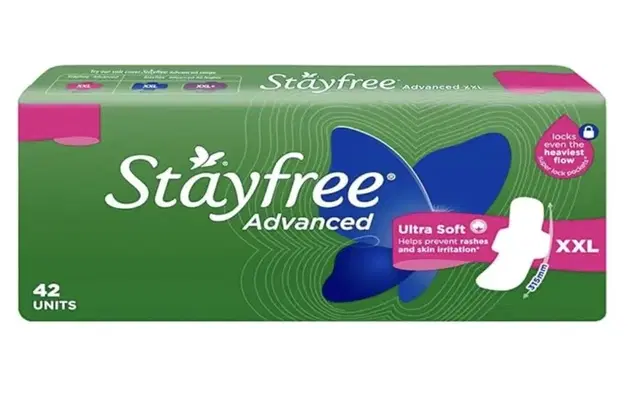 Stayfree Advance Ultra Soft Sanitary Pad - XXL (42 Pcs)