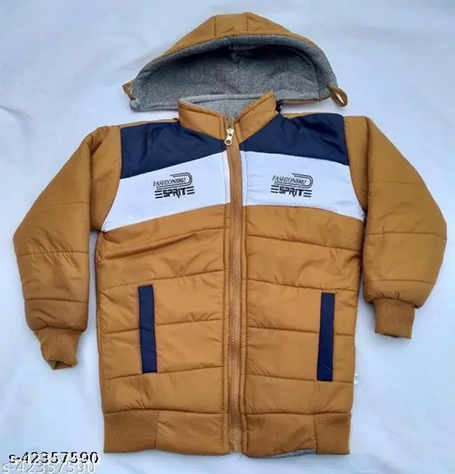 Polyester Jacket for Boys (Multicolor, 3-6 Months)