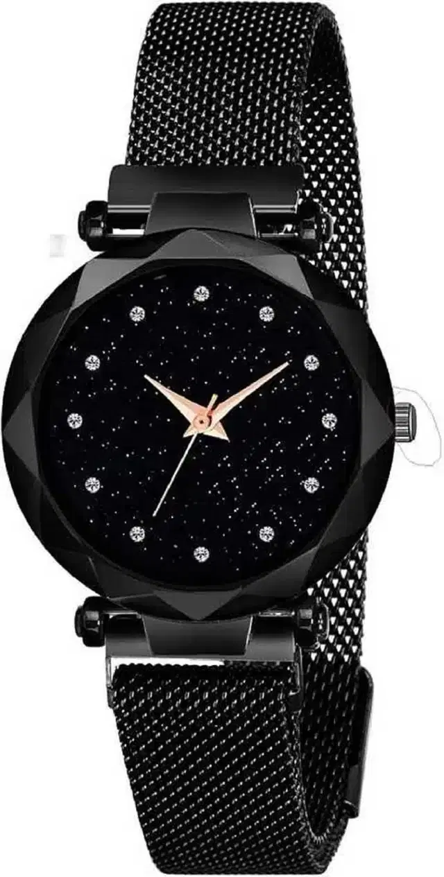 Women's Analog Watches, Pack of 1 (Black)