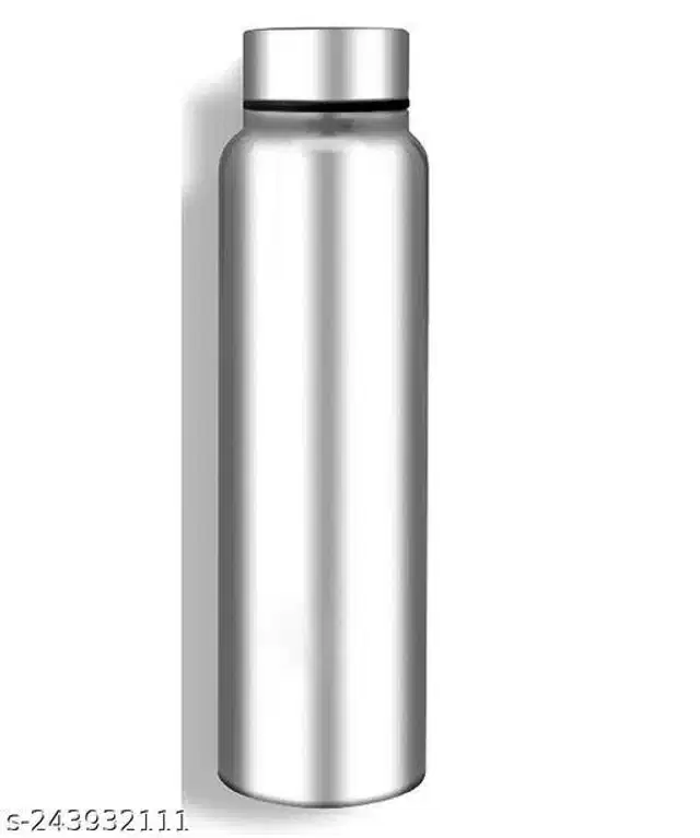 Stainless Steel Water Bottle, Silver, 1000 ml