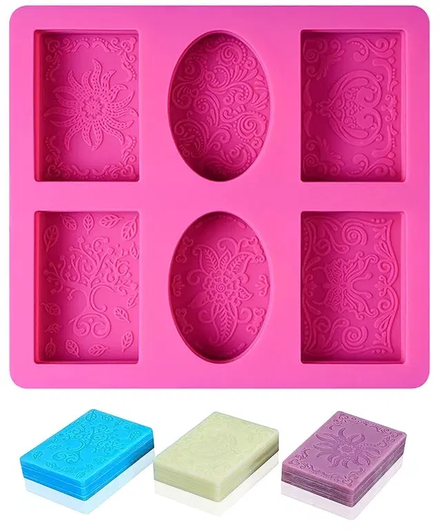 Silicone Soap Moulds for Soap Making Assorted Pack of 1