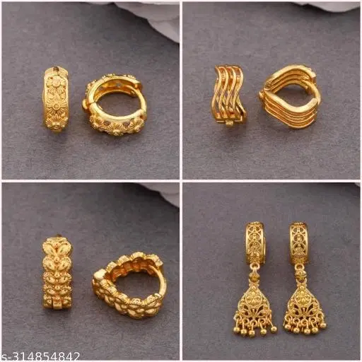 Combo Of Earrings/Studs/Bali