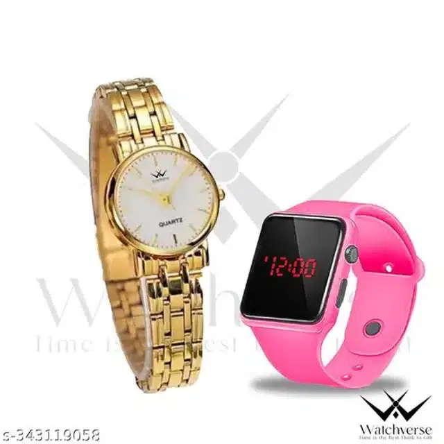 Analog Watch for Women (Multicolor)