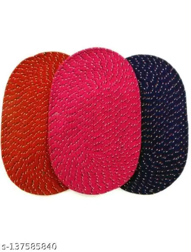 Anti Slip Floor Mat, Multicolor, Pack of 3
