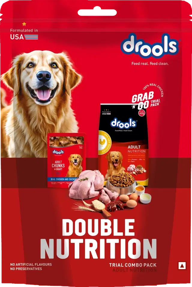 Drools Double Nutrition Dog Adult 100 g