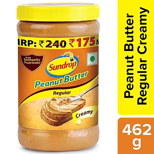 Sundrop Peanut Butter, Creamy, 462 g