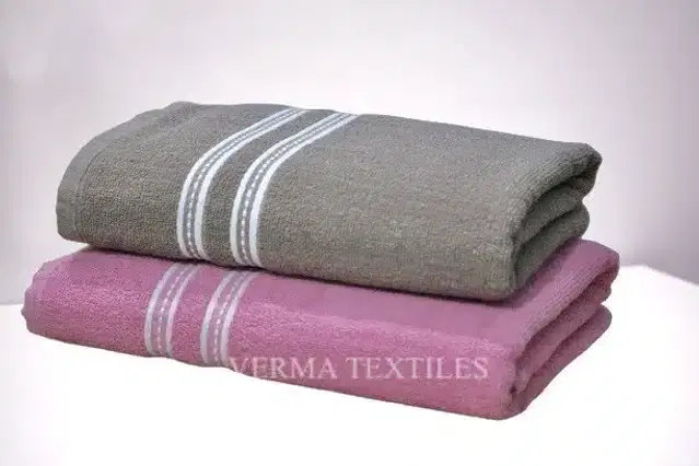 Bath Towel, 27x54 inches, Pack of 2, Multicolor