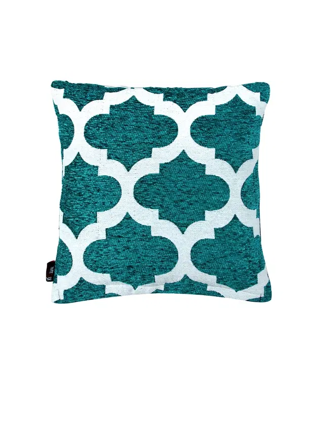 Cotton Cushion Cover, Turquise, 16x16 inches