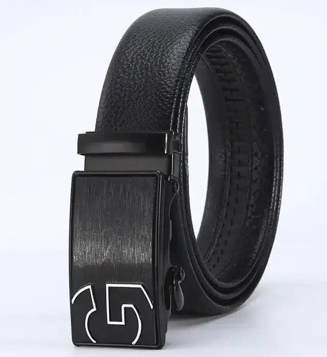 Synthetic Casual Belt for Men (Black)