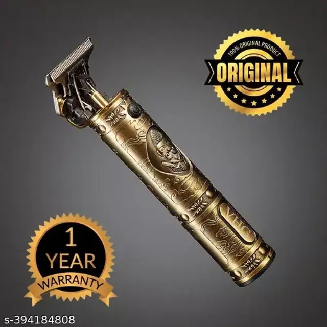 Rechargeable Professional Hair Trimmer for Men & Women, Gold