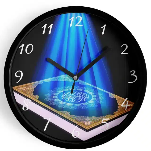 Analog Wall Clock, Multicolor, 7 inches