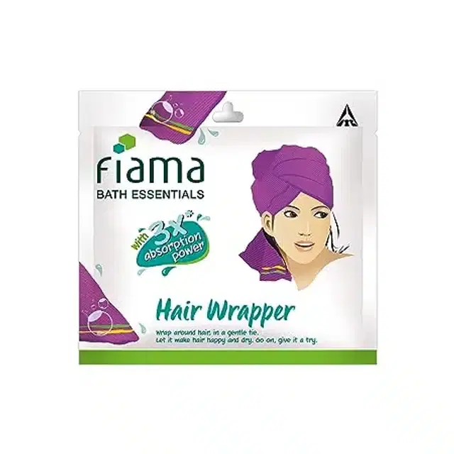 Fiama Bath Essential Hair Wrap Purple 1 pcs
