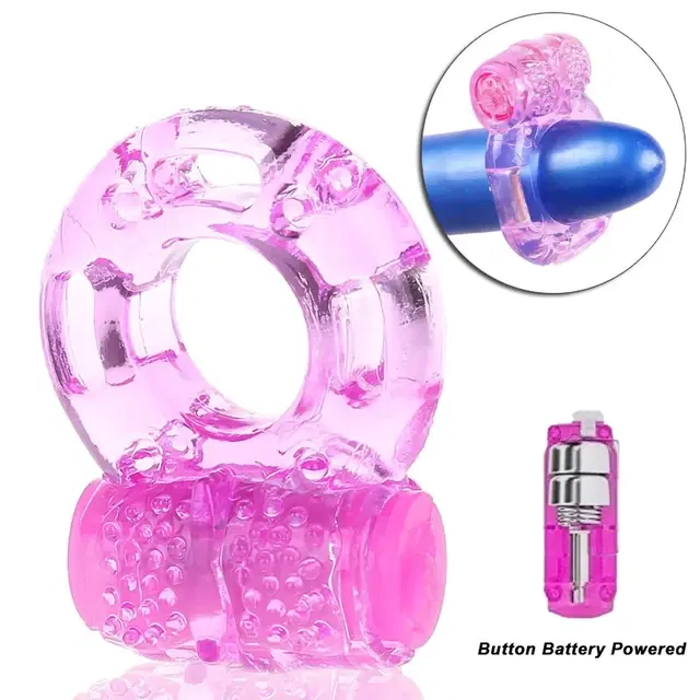 Penis Vibrator Ring for Men, Pink