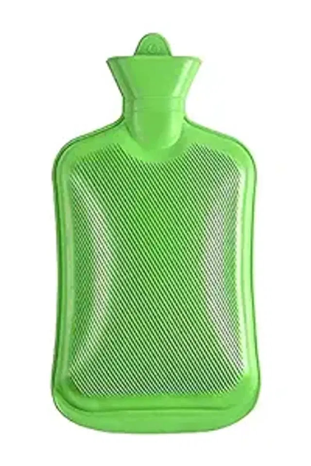 Rubber Hot Water Bag for Pain Relief, Multicolor, 2 L