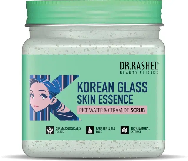Dr.Rashel Beauty Elixirs Korean Glass Face & Body Scrub 380 ml