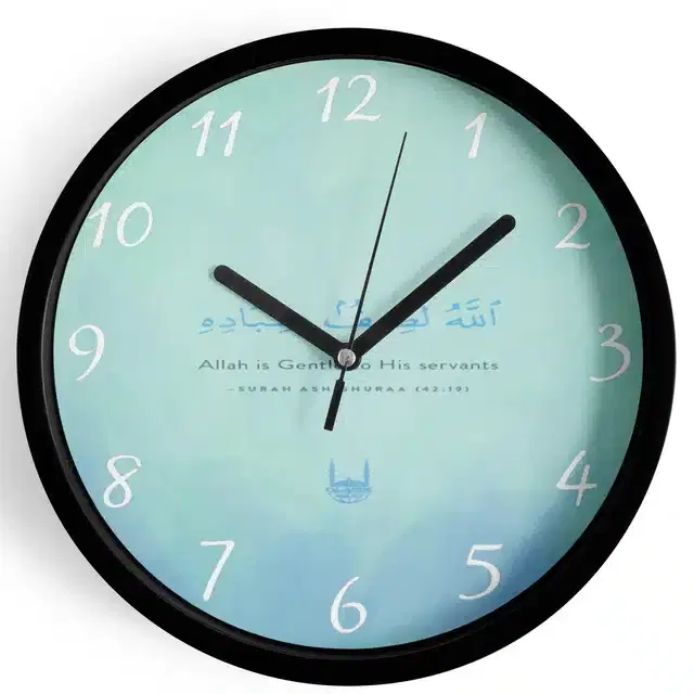 Analog Wall Clock, Multicolor, 7 inches