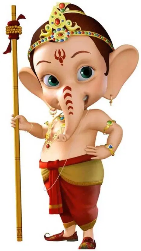 God & Gods Baal Ganesh Ji 424 Wall Sticker