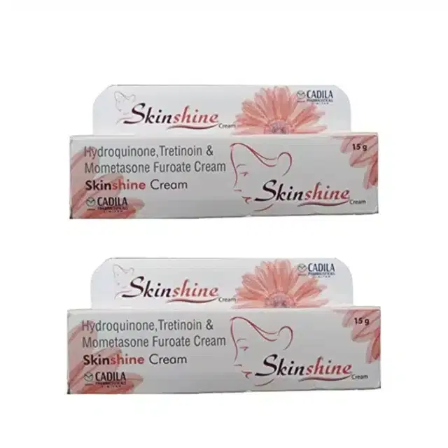 Skin Shine Whitening Cream, Pack of 2, 15 g