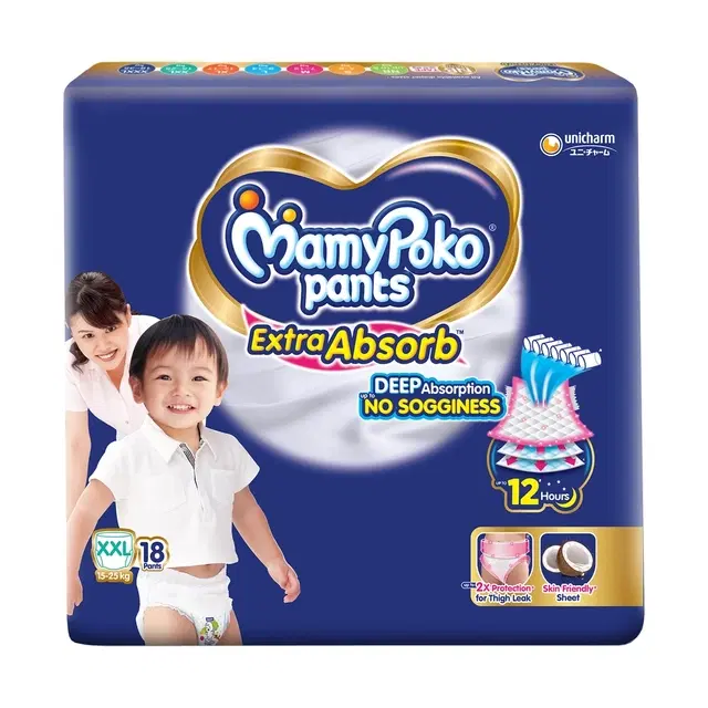 MamyPoko Pants Extra Absorb (XXL) - 18 Diapers